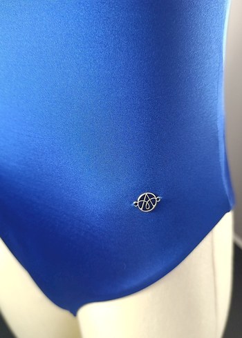 Koyu Mavi Strappy Kadın Mayo - Görsel 7