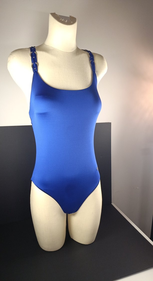 Koyu Mavi Strappy Kadın Mayo - Görsel 2