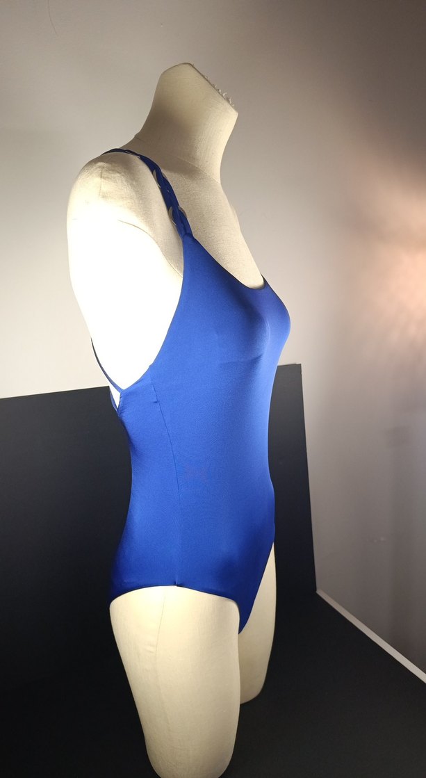 Koyu Mavi Strappy Kadın Mayo - Görsel 3