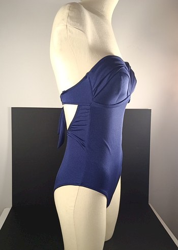 Mavi Straplez Kadın Mayo - Görsel 2