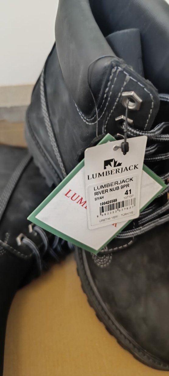 Lumberjack River Nub Siyah Süet Erkek Bot - Görsel 3