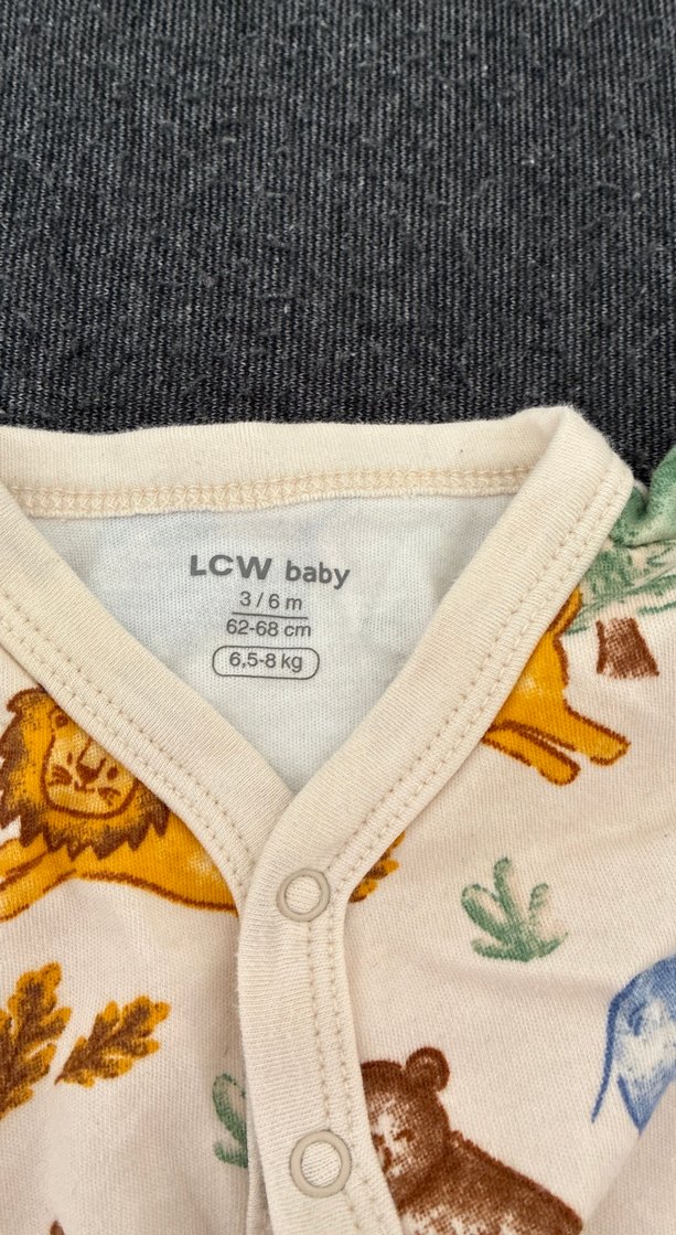 Uzun kollu 3-6 ay erkek hastane çıkışı seti - Görsel 5