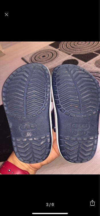 23 Beden Crocs C6 22-23 numara orijinal terlik