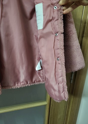 Peluş Kız Çocuk Kaban - Görsel 3