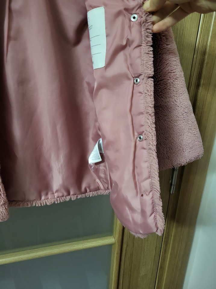 Peluş Kız Çocuk Kaban - Görsel 3