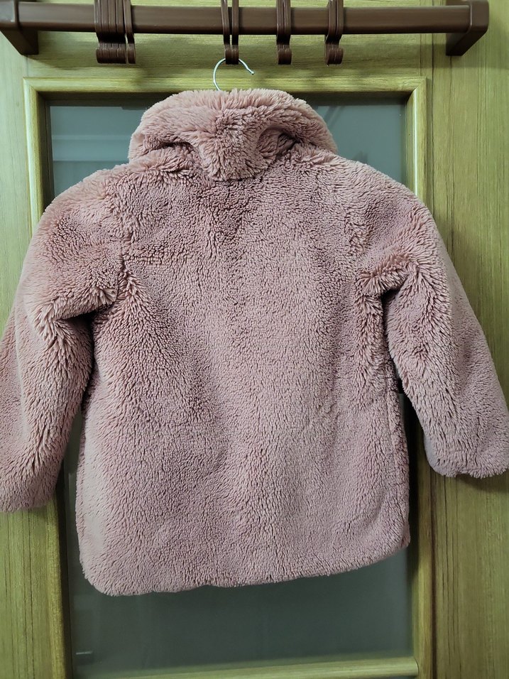 Peluş Kız Çocuk Kaban - Görsel 4