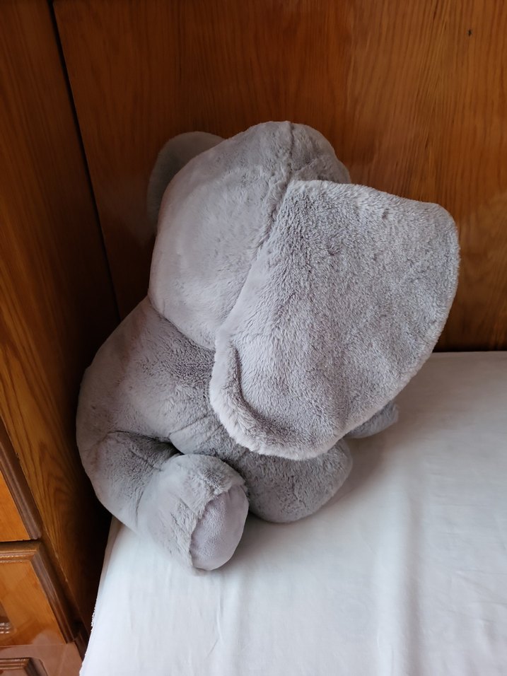 Gri Peluş Fil Oyuncak - Görsel 5