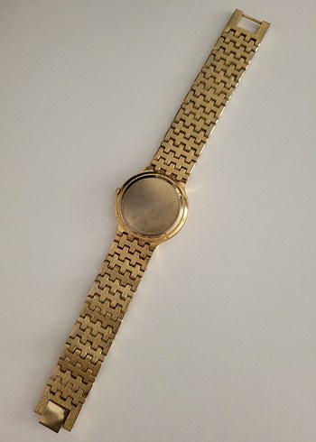 Zincir Detaylı Altın Kadın Kol Saati - Görsel 3