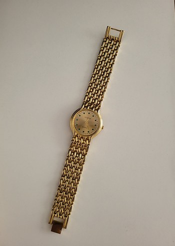 Zincir Detaylı Altın Kadın Kol Saati - Görsel 2