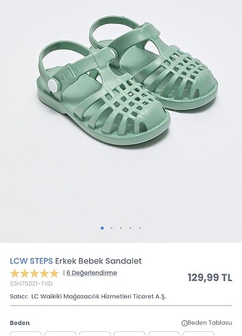 Lcw bebek sandalet