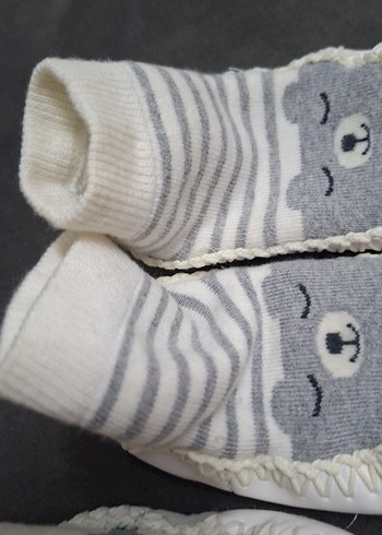2 li Nakışlı Desenli Erkek Çocuk Çorap patik - Görsel 3