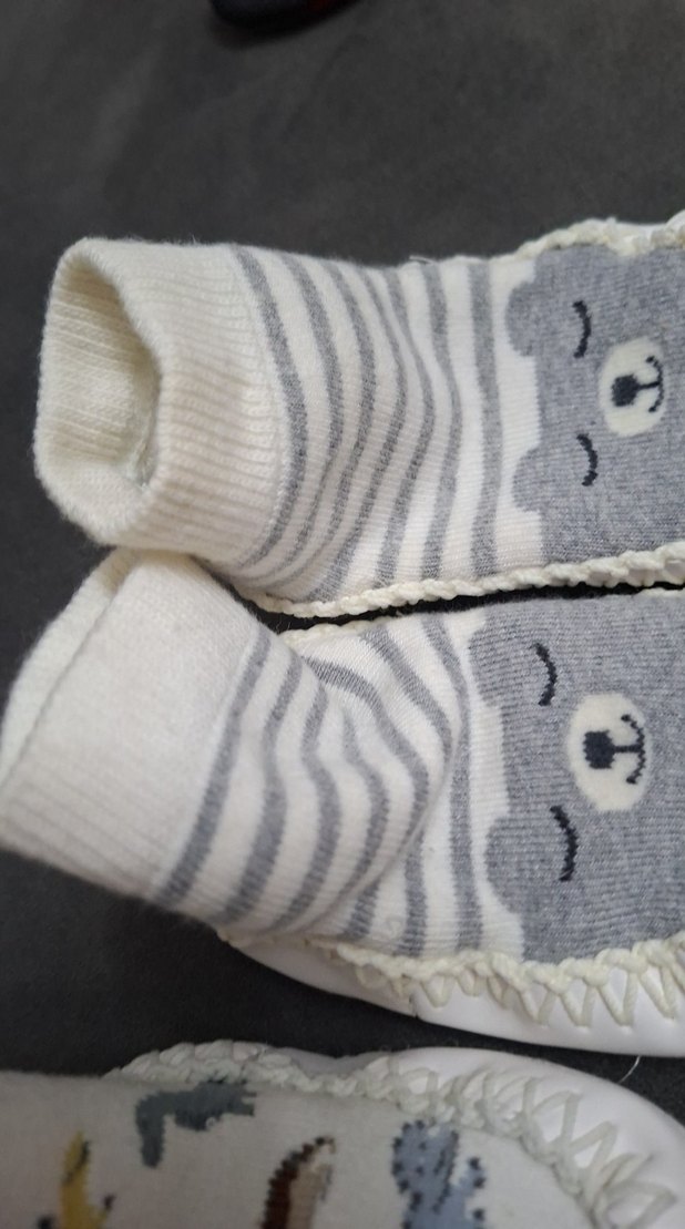 2 li Nakışlı Desenli Erkek Çocuk Çorap patik - Görsel 3