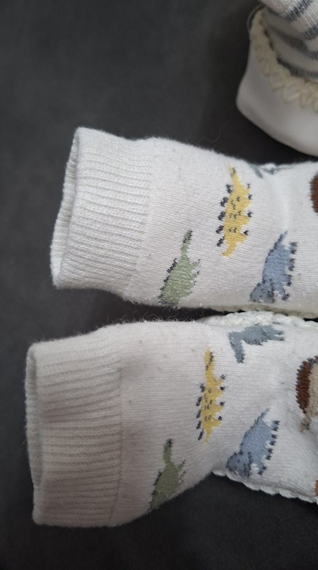 2 li Nakışlı Desenli Erkek Çocuk Çorap patik - Görsel 4