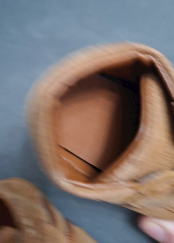 6 9 ay 17 numara Kahverengi Erkek Bebek İlk Adım Ayakkabısı - Görsel 3