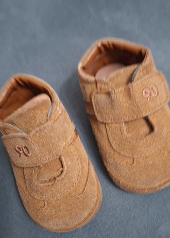 6 9 ay 17 numara Kahverengi Erkek Bebek İlk Adım Ayakkabısı - Görsel 2