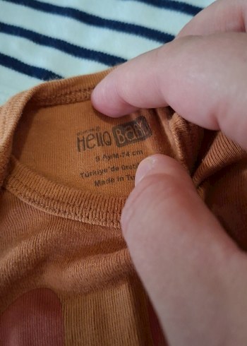 6 adet Renkli Baskılı Kısa Kollu Bebek Body - Görsel 2