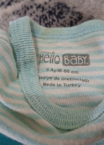 6 adet Renkli Baskılı Kısa Kollu Bebek Body - Görsel 5