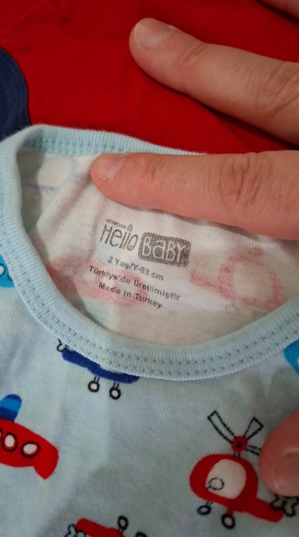 h&m ,lcw,hello baby Çok Renkli Baskılı Erkek Bebek Kolsuz Body - Görsel 2
