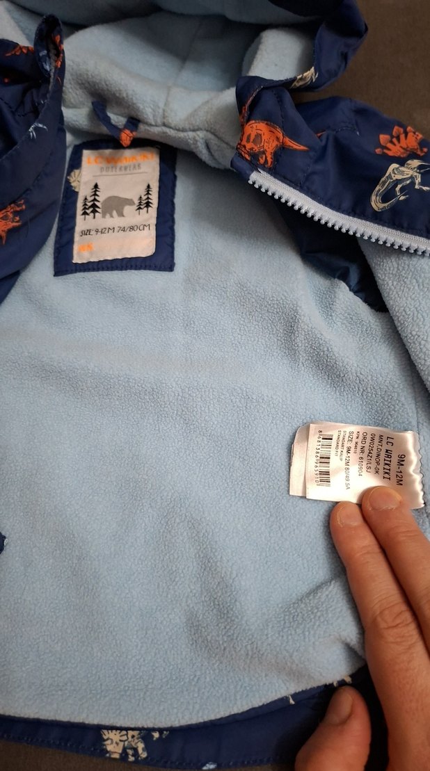 lcw Kapüşonlu Dinozor Desenli Erkek Çocuk Yağmurluk - Görsel 4