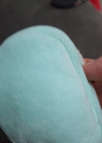 bebek Turkuaz Kürklü Sıcak Terlik panduf - Görsel 4