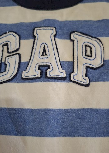gap Mavi Çizgili GAP Erkek Bebek Body - Görsel 2