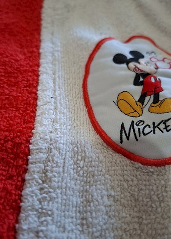 Beyaz Çocuk Baskılı Bornoz - Görsel 4