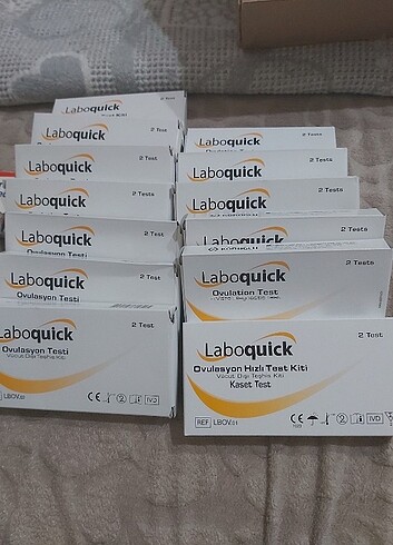 Beden Renk SATILDI Laboquick ovulasyon testi ve gebelik testi