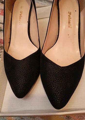 38 Beden siyah Renk Siyah Stiletto Topuklu Kadın Ayakkabı