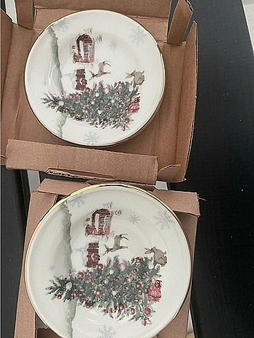 H&M Home 2 Adet Çay tabağı/lokumluk