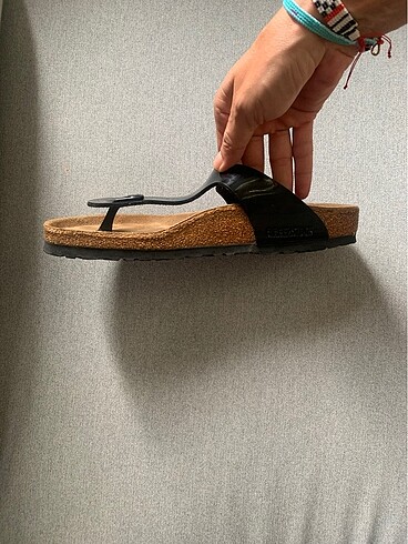 Birkenstock orijinal siyah parmak arası birkenstock