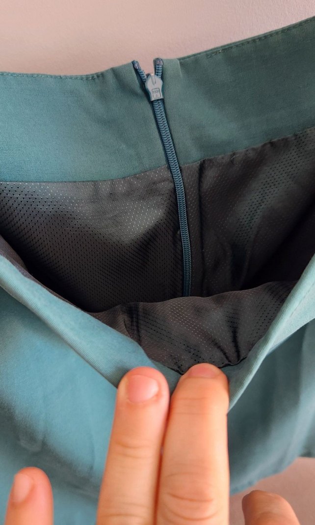 Bohem Ofis Midi Turkuaz Hamile Eteği - Görsel 3