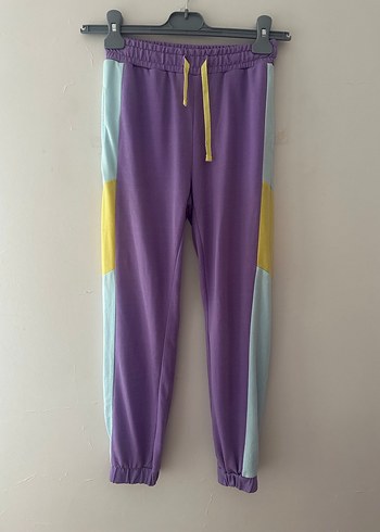 LC Waikiki Pastel Mor Bağcıklı çocuk Eşofman Altı