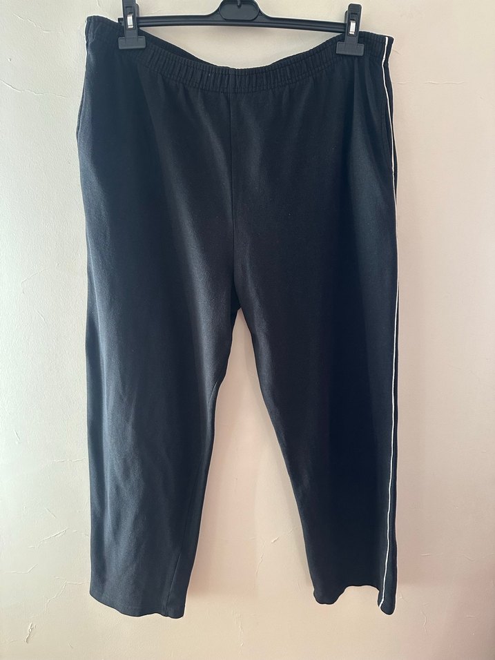 Siyah Rahat Kesim Eşofman Altı - Görsel 2