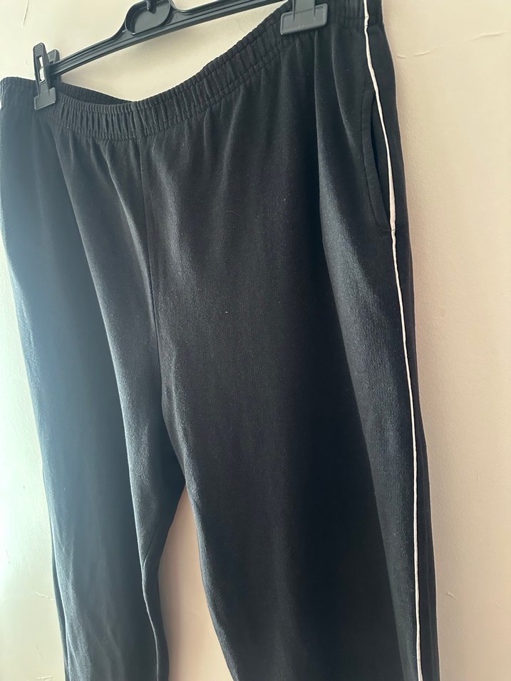 Siyah Rahat Kesim Eşofman Altı - Görsel 4