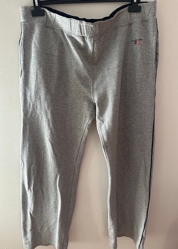 Gri Bol Kesim  Eşofman Altı - Görsel 2