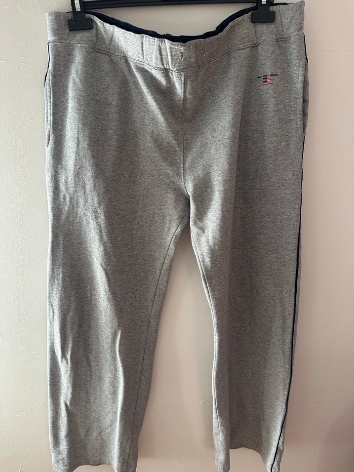 Gri Bol Kesim  Eşofman Altı - Görsel 2