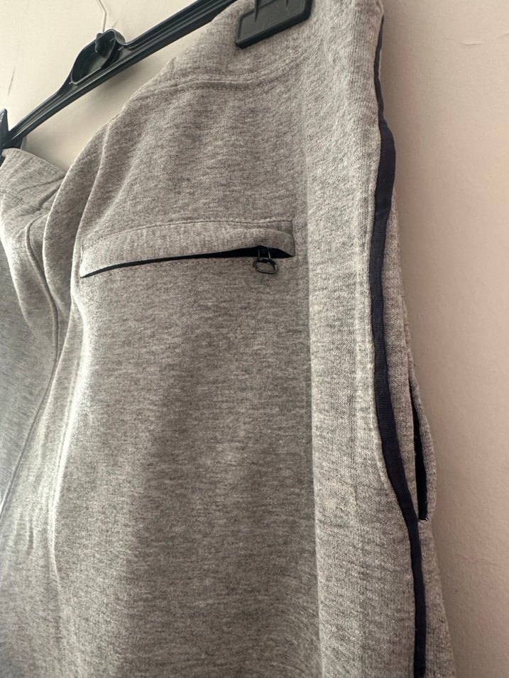 Gri Bol Kesim  Eşofman Altı - Görsel 5