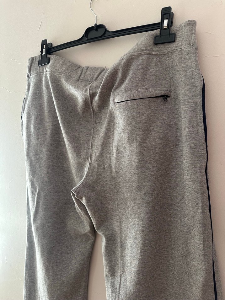 Gri Bol Kesim  Eşofman Altı - Görsel 4