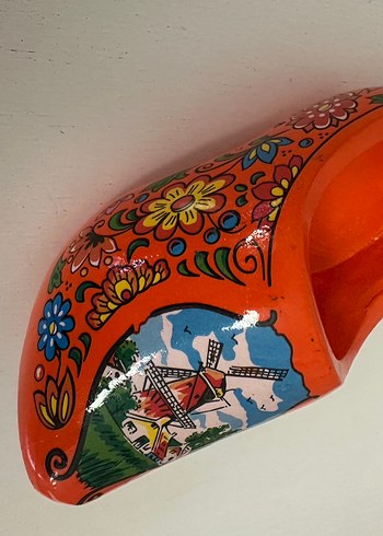 Hollanda Renkli Ahşap Terlik Biblo - Görsel 2