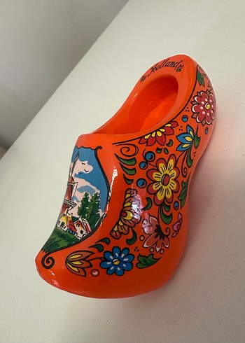 Hollanda Renkli Ahşap Terlik Biblo - Görsel 4