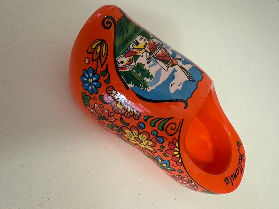 Hollanda Renkli Ahşap Terlik Biblo - Görsel 3