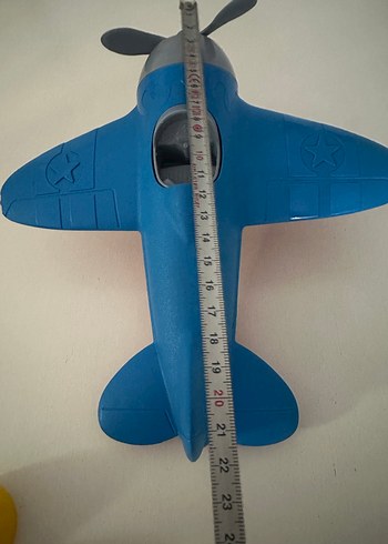 Renkli Mavi Uçak ve Deniz Canlıları Oyuncak Seti - Görsel 3