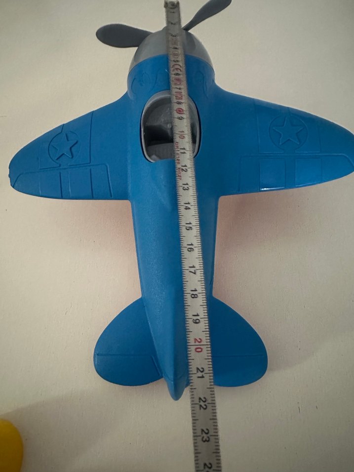 Renkli Mavi Uçak ve Deniz Canlıları Oyuncak Seti - Görsel 3