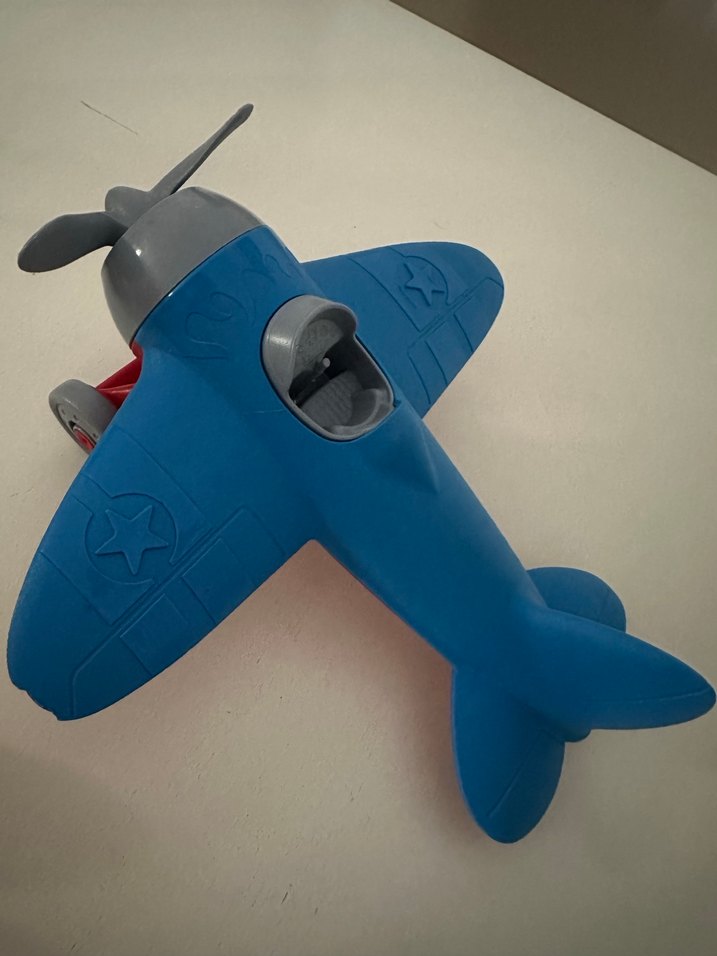 Renkli Mavi Uçak ve Deniz Canlıları Oyuncak Seti - Görsel 2