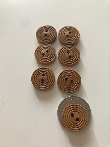 Ahşap düğme - Görsel 5