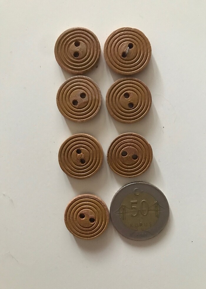 Ahşap düğme - Görsel 4