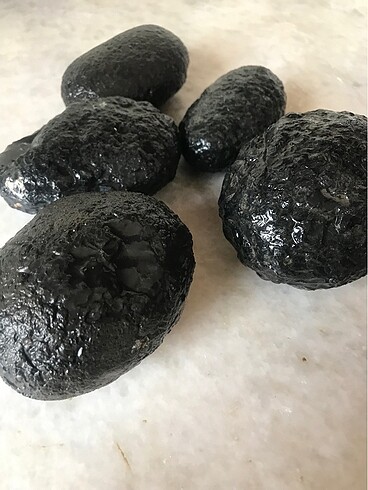 Tasarımcı Doğal Siyah Obsidyen Taşlar