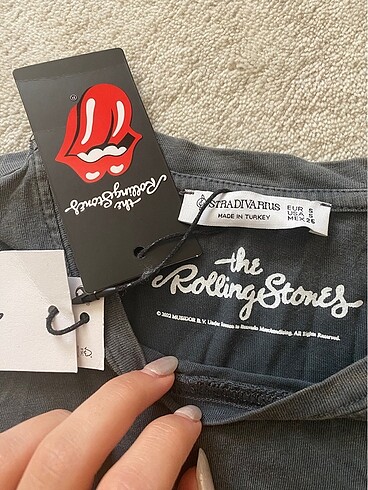 Stradivarius Stradivariıs Rolling Stones Tişört