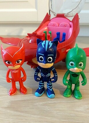 Pjmasks - Deluxe Baykuş Kız Aracı ve 3 figür