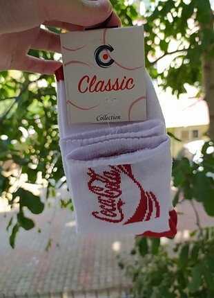 Coca cola desenli çorap